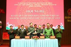 L&acirc;m Đồng k&yacute; kết quy chế phối hợp trong c&ocirc;ng t&aacute;c tư ph&aacute;p