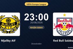 Nhận định Mjallby AIF vs Red Bull Salzburg: đội h&igrave;nh dự kiến