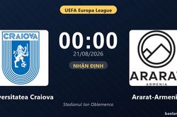 Nhận định Universitatea Craiova vs Ararat-Armenia: đội hình dự kiến
