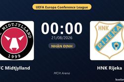 Nhận định FC Midtjylland vs HNK Rijeka: đội hình dự kiến