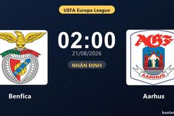 Nhận định Benfica vs Aarhus: đội hình dự kiến