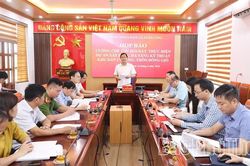 Họp báo về việc cưỡng chế thu hồi đất thực hiện Dự án Xây dựng hạ tầng kỹ thuật khu dân cư nông thôn tại khu Đồng Giỏ