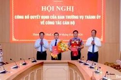 Công bố, trao quyết định điều động cán bộ chuyên trách Tổ nghiên cứu chuyên đề