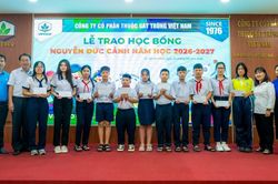 Vipesco trao 45 suất học bổng Nguyễn Đức Cảnh năm học 2026-2027