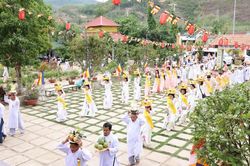 Tịnh xá Ngọc Định (Gia Lai) tổ chức lễ Vu lan - Báo hiếu