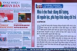 Điểm báo VTV1: Nhà ở cho thuê: đúng đối tượng, đủ nguồn lực, phù hợp khả năng chi trả