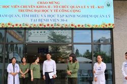 Cục Khám, chữa bệnh - Bộ Y tế thăm, làm việc với Bệnh viện 30-4