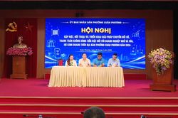 Phường Xu&acirc;n Phương đưa thanh to&aacute;n số v&agrave;o chợ, tuyến phố kinh doanh