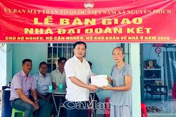 Xã Nguyễn Phích hoàn thành sớm chương trình xây dựng nhà Đại đoàn kết