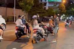 Kẻ xăm trổ hành hung nam thanh niên trên phố Hà Nội không có mặt ở địa phương