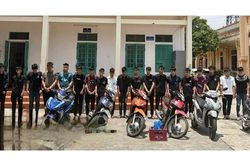 Nhóm thanh, thiếu niên 15 - 18 tuổi mang hung khí rượt đuổi, chặn xe ở Ninh Bình