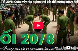 Cuộc v&acirc;y r&aacute;p nghẹt thở bắt đối tượng bị truy n&atilde; tội giết người ẩn n&aacute;u trong rừng
