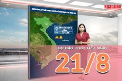 [Video] Dự báo thời tiết ngày 21/8/2026: Bão có khả năng hình thành trên Vịnh Bắc Bộ, Bắc Bộ và Bắc Trung Bộ mưa lớn