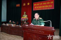 Quân khu 9: Thực hiện hiệu quả sinh hoạt đối thoại dân chủ