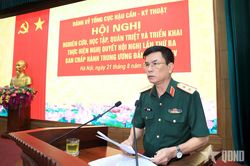 Tổng cục Hậu cần - Kỹ thuật quán triệt Nghị quyết Hội nghị lần thứ ba Ban Chấp hành Trung ương Đảng khóa XIV