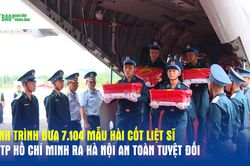 Hành trình đưa 7.104 mẫu hài cốt liệt sĩ từ TP Hồ Chí Minh ra Hà Nội an toàn tuyệt đối