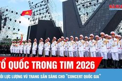 Khối lực lượng vũ trang sẵn sàng cho 'Concert quốc gia: Tổ quốc trong tim 2026'