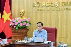 Bộ Ngoại giao tổ chức họp li&ecirc;n ng&agrave;nh r&agrave; so&aacute;t, đ&ocirc;n đốc thực hiện c&aacute;c cam kết, thỏa thuận quốc tế