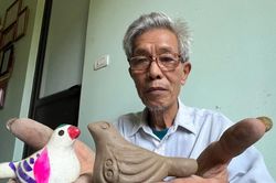 Phỗng đất l&agrave;ng Hồ: Người trẻ tiếp nối, lan tỏa hồn Trung thu xưa
