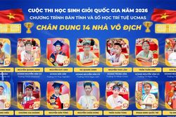 Vinh danh 14 Nhà vô địch tại Cuộc thi Học sinh giỏi Quốc gia UCMAS 2026