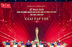 Bộ Dân tộc và Tôn giáo đạt 2 giải A Cuộc thi chính luận bảo vệ nền tảng tư tưởng của Đảng