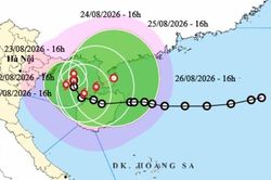 Bão số 4 chính thức hình thành, di chuyển 'nhúc nhích', liên tục đổi hướng