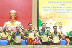 Hội nghị hợp tác bảo đảm an ninh trật tự giữa Công an tỉnh Nghệ An với Công an 3 tỉnh nước bạn Lào