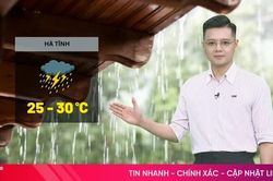 Dự báo thời tiết Hà Tĩnh ngày 21/8: Mưa vừa, mưa to