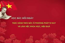 Học Bác mỗi ngày: Thực hành theo Bác ở phương pháp tư duy và làm việc khoa học, hiệu quả