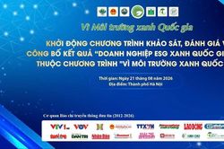 Khởi động chương trình khảo sát, đánh giá 'Doanh nghiệp ESG xanh quốc gia 2026'