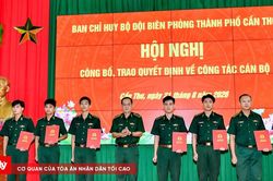 BĐBP TP Cần Thơ trao quyết định điều động, bổ nhiệm 17 sĩ quan