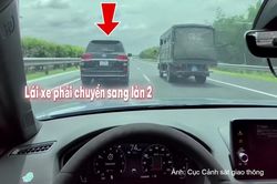 Hướng dẫn cách đi tại 'làn đường vượt xe' trên 2 tuyến cao tốc