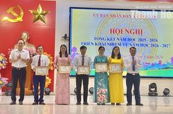 Xã Hoa Lộc có 100% trường học đạt chuẩn quốc gia