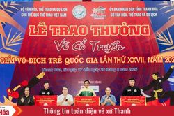 Giải Võ cổ truyền trẻ quốc gia 2026: TP Hồ Chí Minh nhất toàn đoàn nội dung quyền, chủ nhà Thanh Hóa hướng tới “mỏ vàng” đối kháng