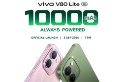 vivo V80 Lite 5G ấn định ngày ra mắt 3/9: Pin 10.000 mAh khổng lồ cùng sạc nhanh 44W