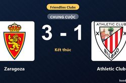 Đánh bại Athletic Club, Zaragoza tạo đà tâm lý ấn tượng