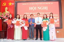 Đồng Nai: Các phường, xã công bố quyết định sắp xếp cơ sở giáo dục công lập