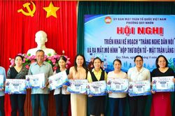 Phường Quy Nhơn ra mắt mô hình “Hộp thư điện tử - Mặt trận lắng nghe 24/7”