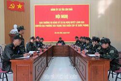 Tủa S&iacute;n Chải diễn tập t&aacute;c chiến trong khu vực ph&ograve;ng thủ năm 2026