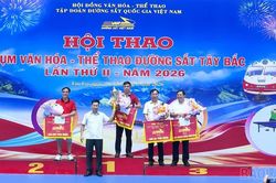 Chi nhánh Khai thác đường sắt Hà Lào giành giải Nhất toàn đoàn Hội thao Cụm Văn hóa - Thể thao đường sắt Tây Bắc lần thứ II, năm 2026