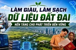 Làm giàu, làm sạch dữ liệu đất đai nền tảng cho phát triển bền vững