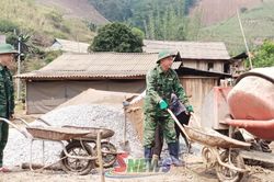 Bộ đội Biên phòng chung sức xây dựng nông thôn mới