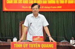 Triển khai quy định, quy chế về bảo vệ, chăm sóc sức khỏe cán bộ