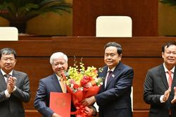 Chủ tịch Quốc hội Trần Thanh Mẫn dự Lễ c&ocirc;ng bố Nghị quyết th&agrave;nh lập Tổ chức Nghị sĩ hữu nghị Việt Nam kh&oacute;a XVI