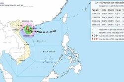 Áp thấp nhiệt đới cách đặc khu Bạch Long Vĩ khoảng 110km