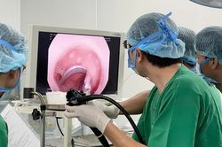 Nội soi lấy m&oacute;c kh&oacute;a d&acirc;y đồng hồ trong t&aacute; tr&agrave;ng bệnh nhi ba tuổi