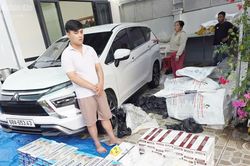 Bắt quả tang 4 đối tượng vận chuyển, tàng trữ thuốc lá lậu