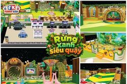Lần Đầu Tiên Tại Đan Phượng: Funny Kids Mang Cả 'Rừng Xanh Siêu Quậy' Cho Bé Thỏa Sức Khám Phá