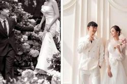 Chiếc váy cưới từng khiến Thu Quỳnh được khen hết lời, nhìn loạt ảnh năm ấy mới hiểu vì sao dân mạng vẫn nhớ