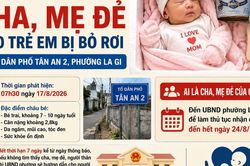 Bé trai 7-10 ngày tuổi bị bỏ rơi, bên cạnh có bình sữa đã pha sẵn, quần áo có dòng chữ 'I Love Mom'